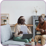 nurse giving elderly patient support